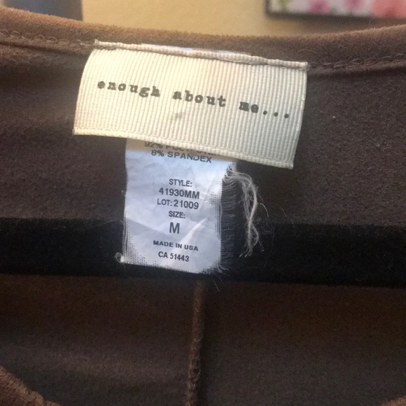 a line brown soft dress - Picture 3 of 3